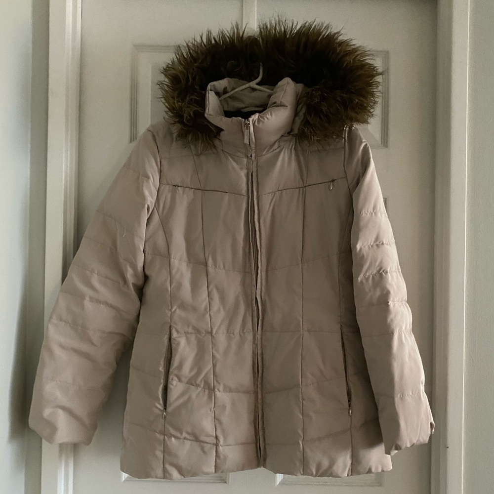 Calvin Klein Down Jacket (Beige) in Medium